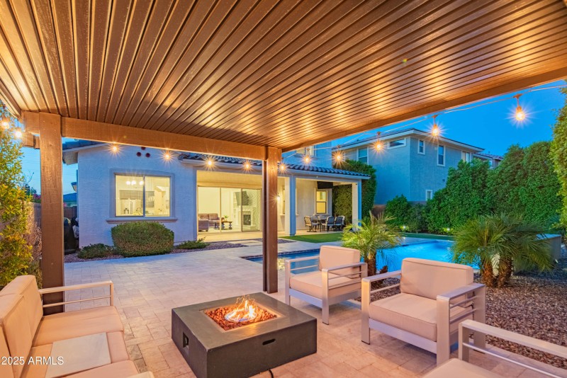 Backyard Entertainment Area