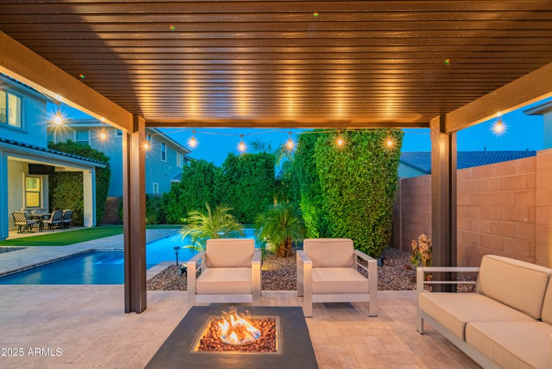 Backyard Entertainment Area