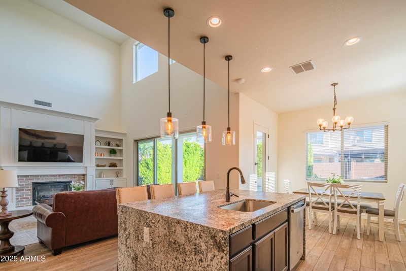 Kitchen/Living and Dining Area