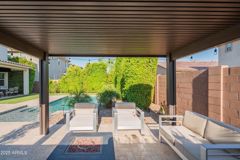 Backyard Entertainment Area