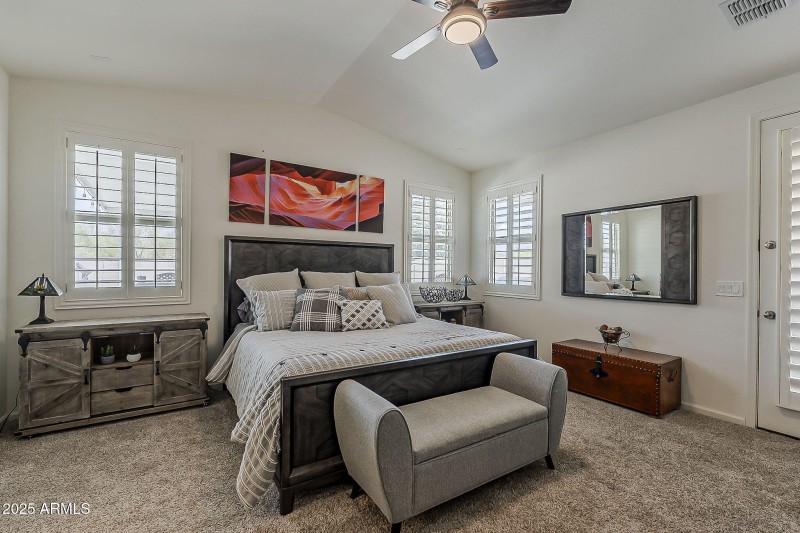 Primary bedroom has separate exit.