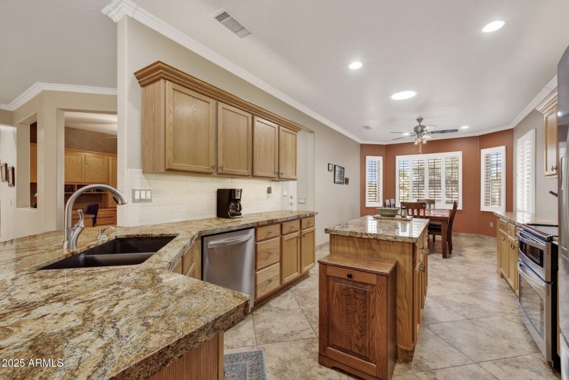 Extended Kitchen w/island