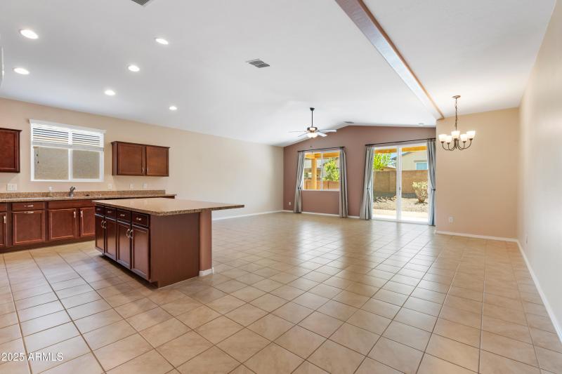 04-Kitchen, Dining Area & Living Room