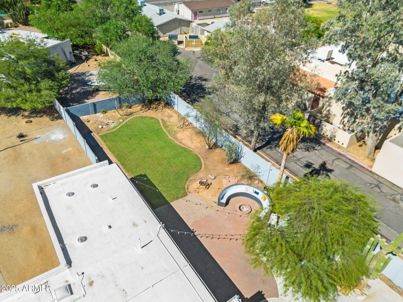 Aerial View of the House