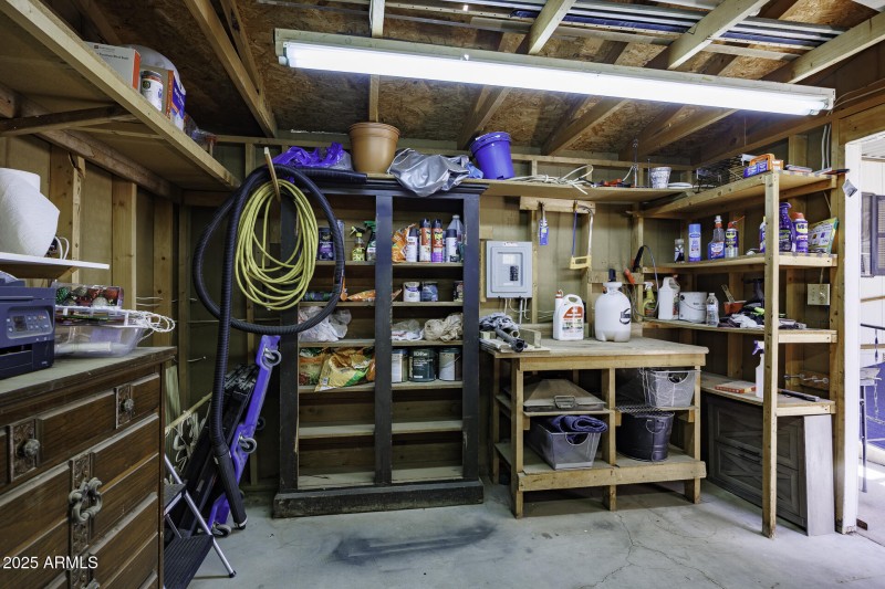 Shed Interior View