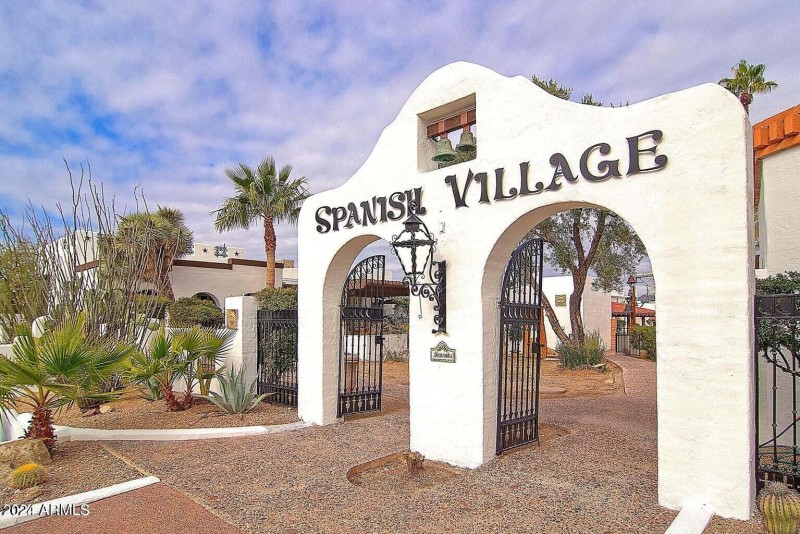 Spanish Village Sign