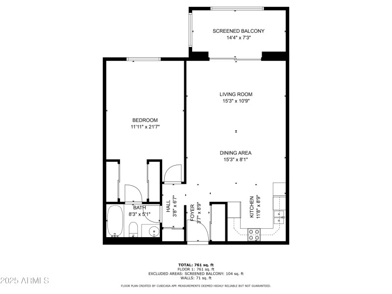 7930 E Camelback Rd unit 106_Floor Plan