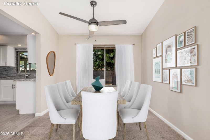 Spacious Private Dinning Area