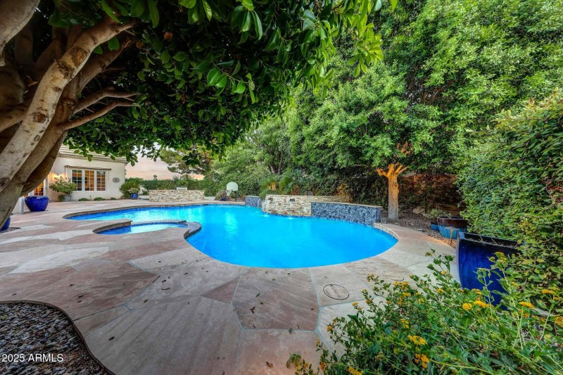 Water Feature and Spa