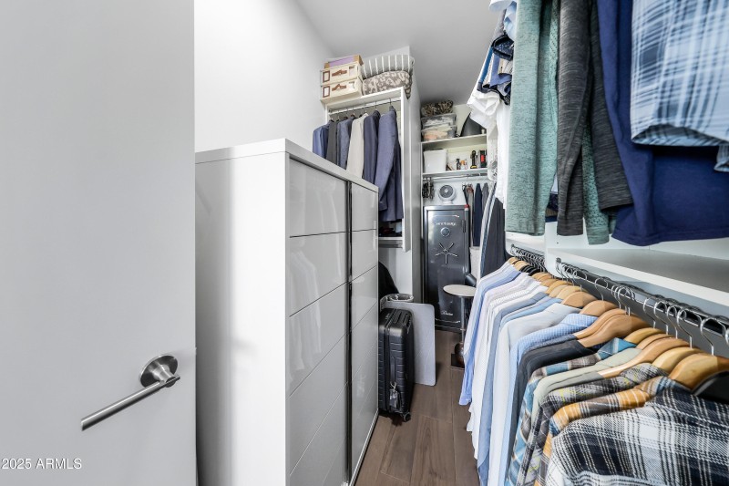 Guest room closet