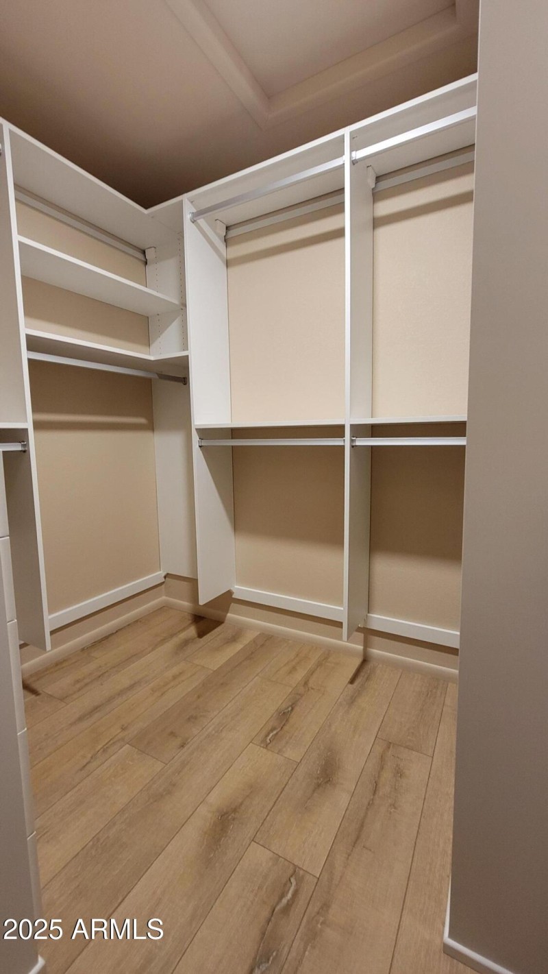 Master walk-in closet