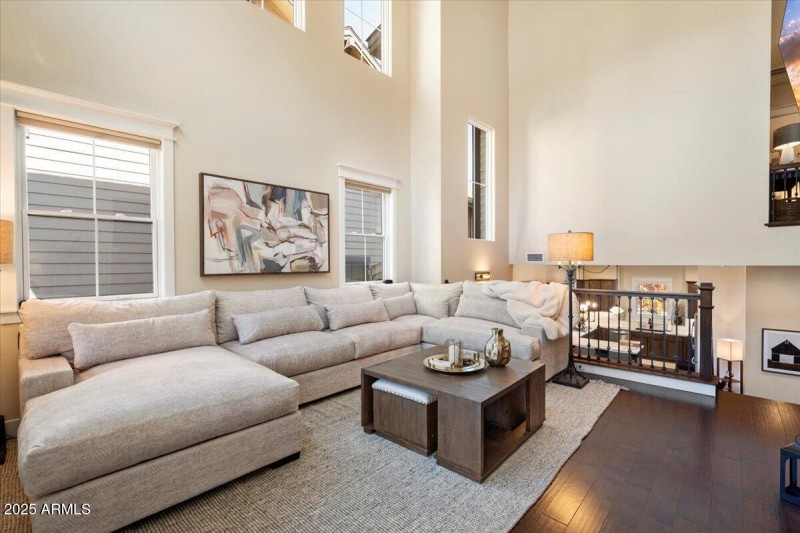Vaulted Living Room