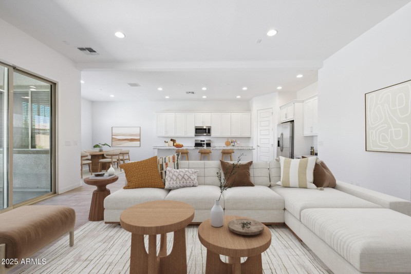 Living Room Virtually Staged