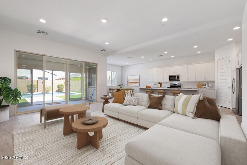 Living Room Virtually Staged