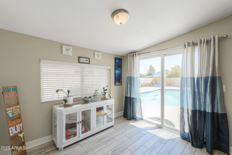 Pool Room to Back Yard