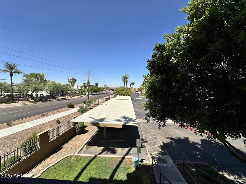 View from patio