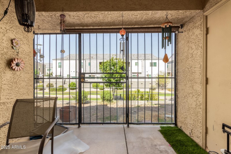 Private patio
