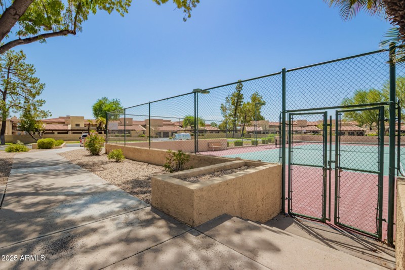 Tennis courts