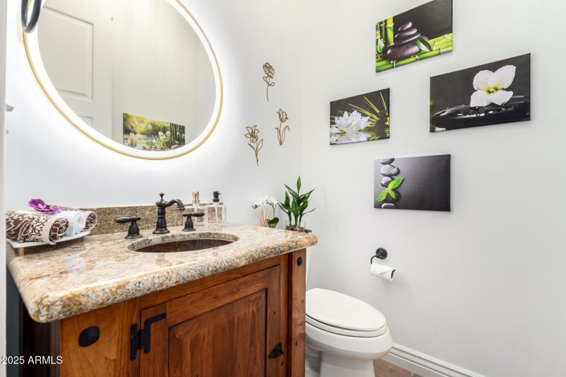 Hall Powder Room
