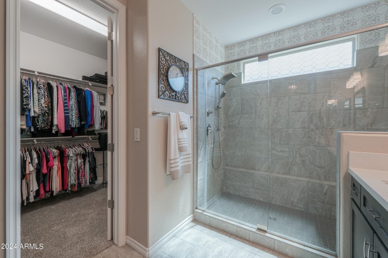 Custom Tile in Shower