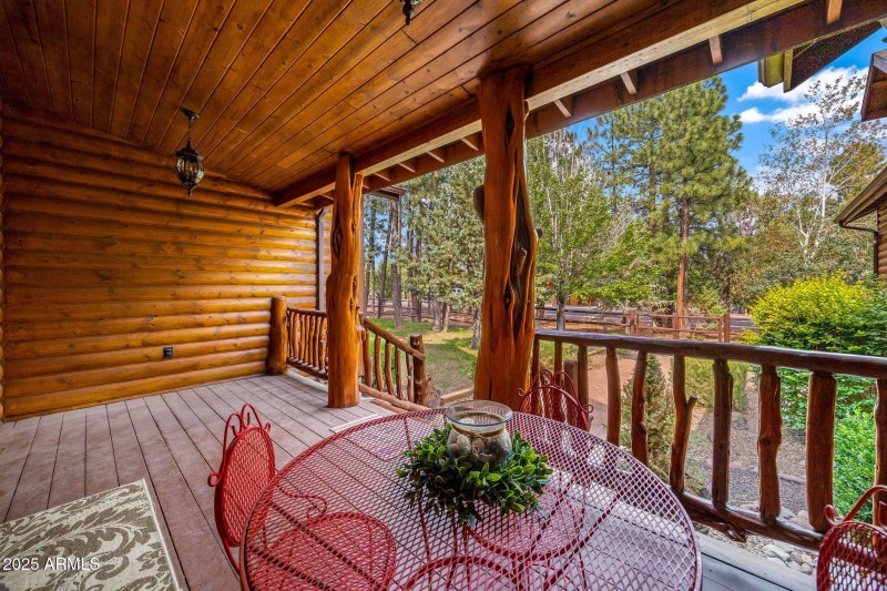 Large front porch