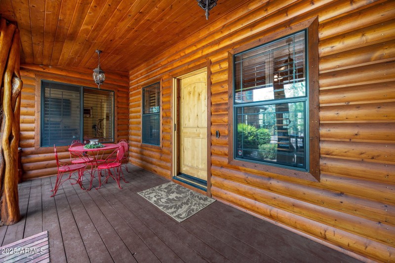 Large front porch