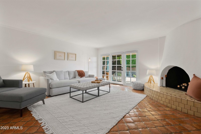 French Door Allowing Natural Light