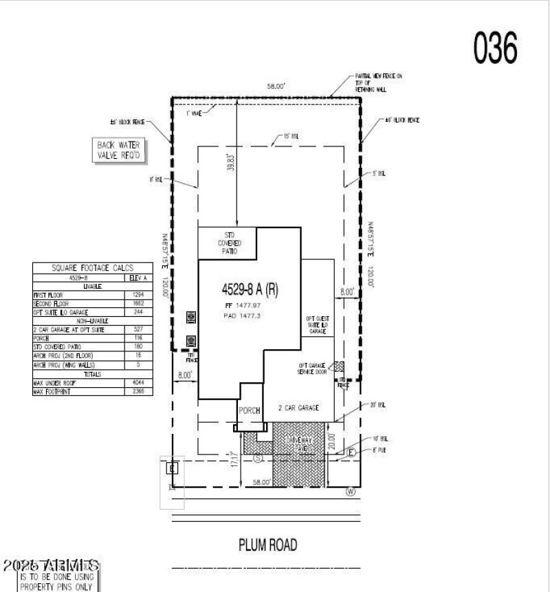 Plot Plan