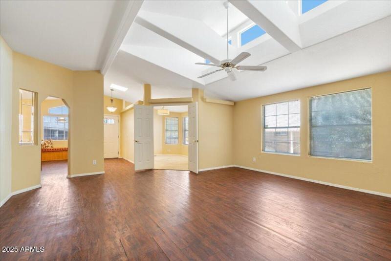 Office just off the living room.