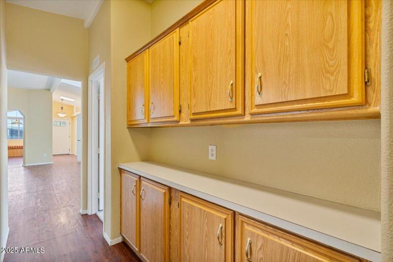 Extra storage in the hall way.