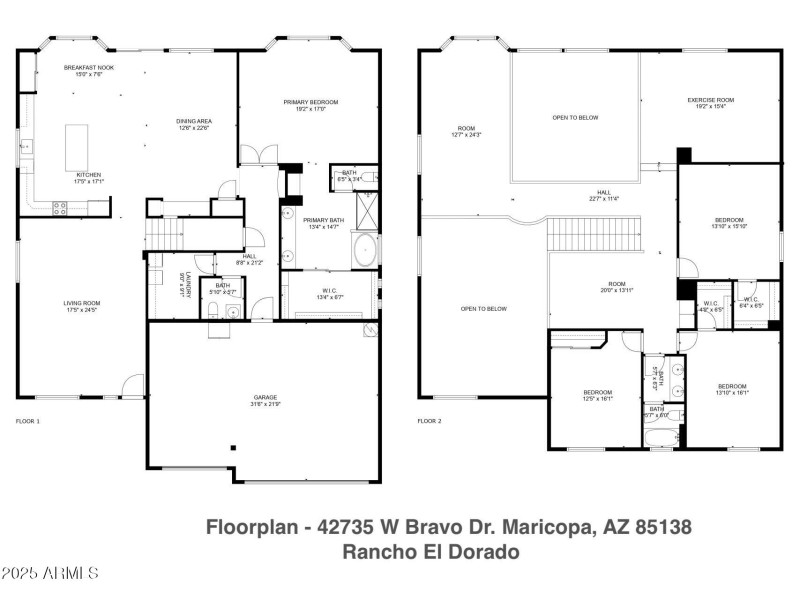 Floorplan - 42735 W. Bravo Dr