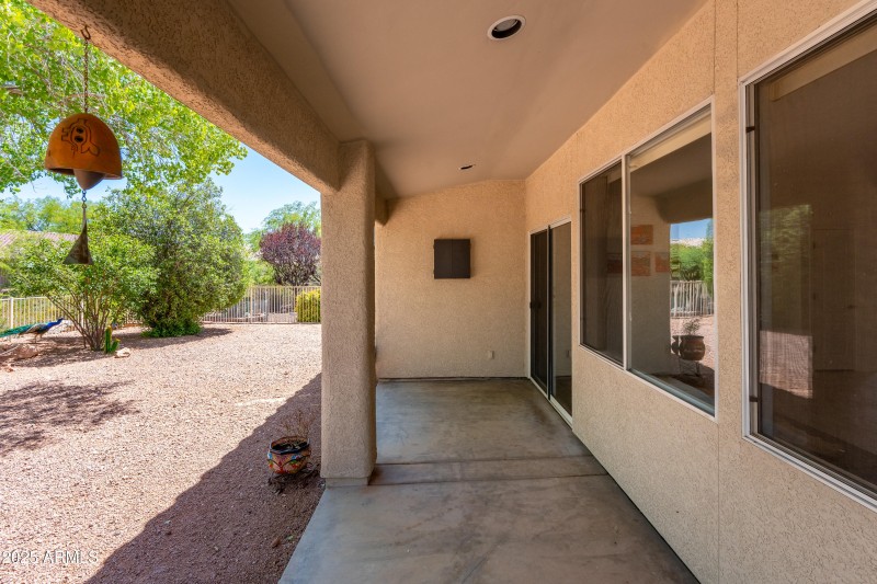 Rear Patio