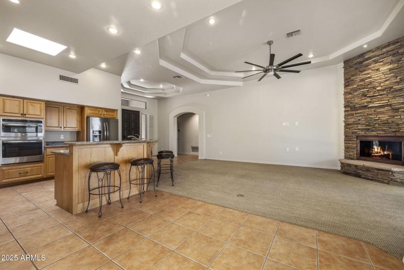 Kitchen and Living Room