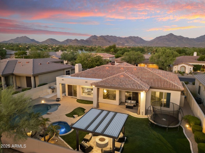 Oversized backyard