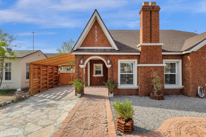 Exterior of the property