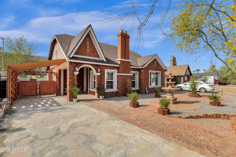 Exterior of the property