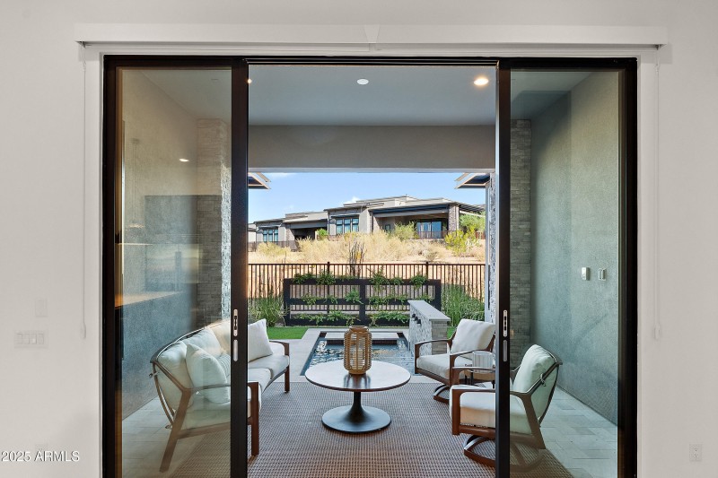 4 panel slider to backyard retreat