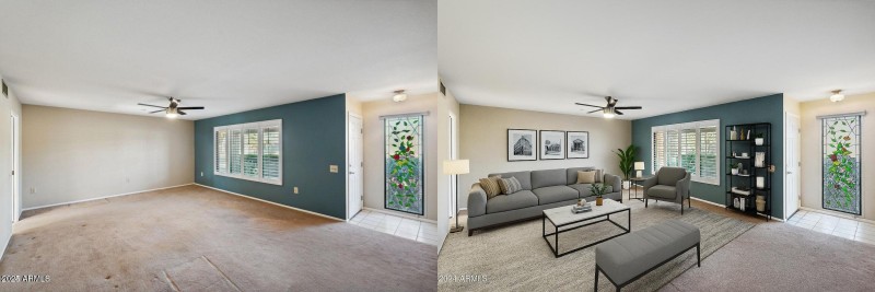 Main living room before_after comparison