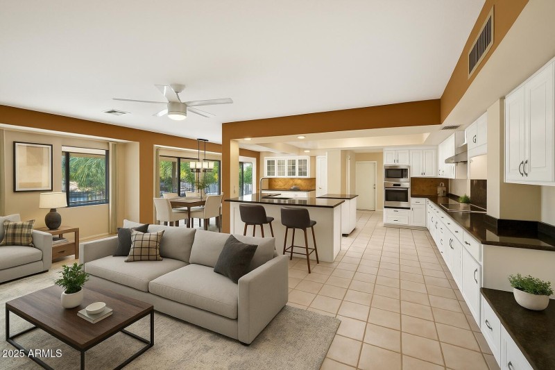 Spacious Kitchen and Family Room