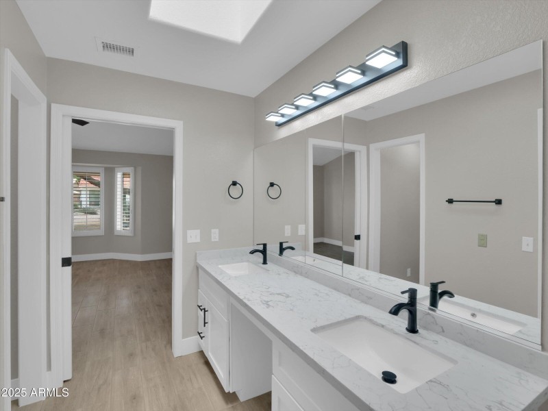 Primary Bathroom from Custom Shower