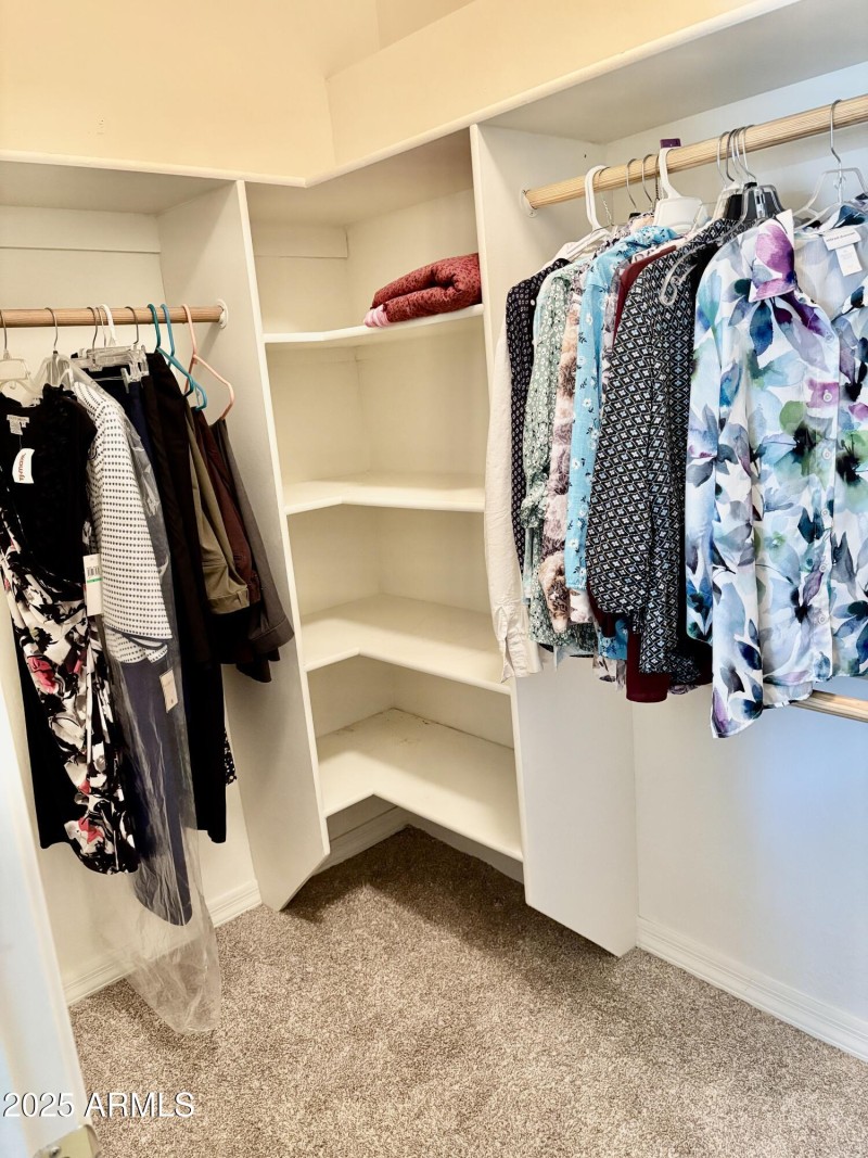 Master walk-in closet