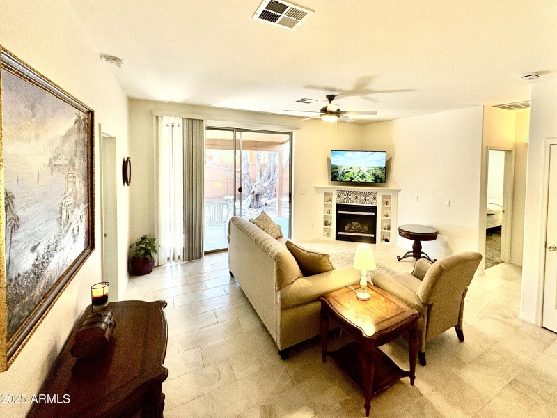 Custom fireplace surround