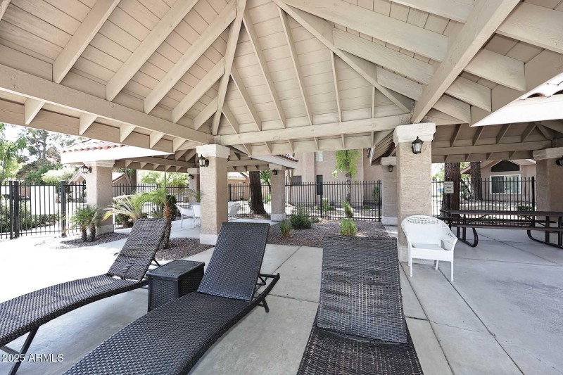 Community Pool Lounge Area