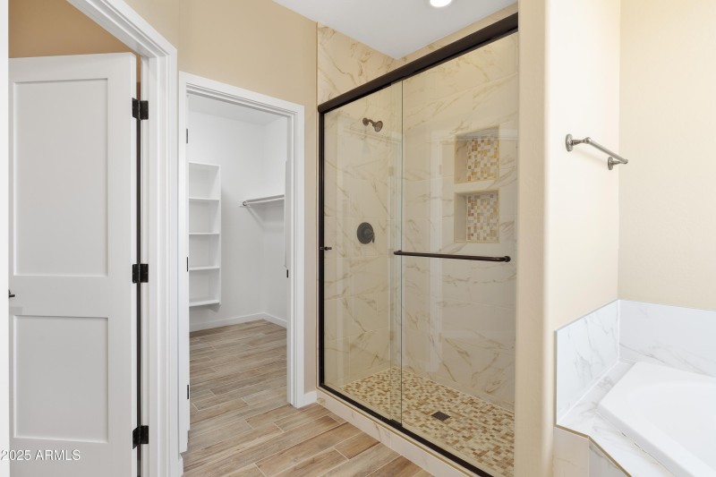 Newly Tiled Shower