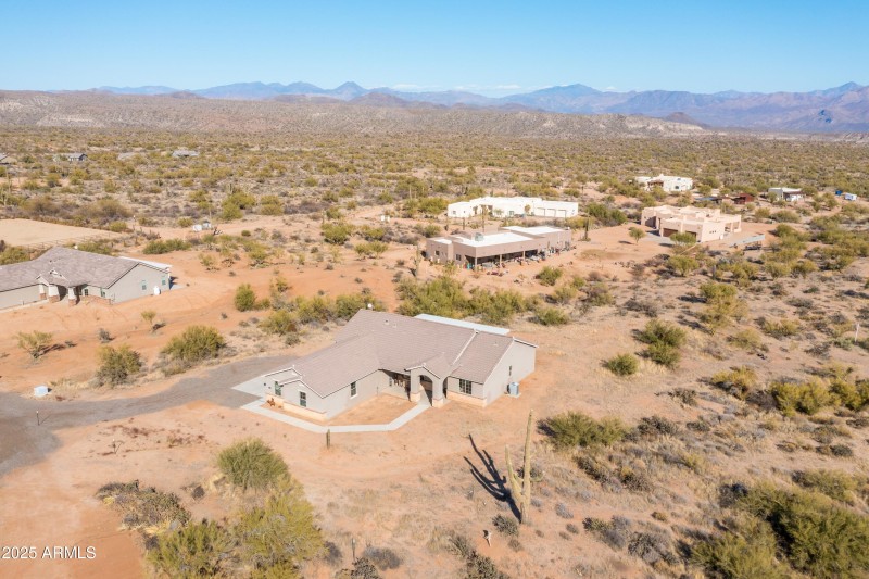 Aerial View of Front of House