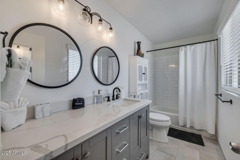Renovated Master Bath with Dual Vanity