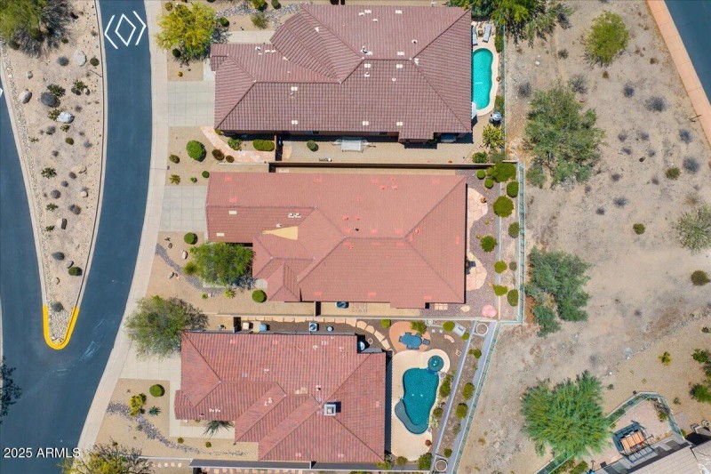 Aerial View No House Directly Behind