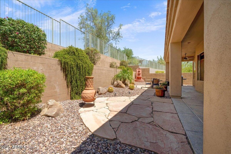 Backyard Facing North