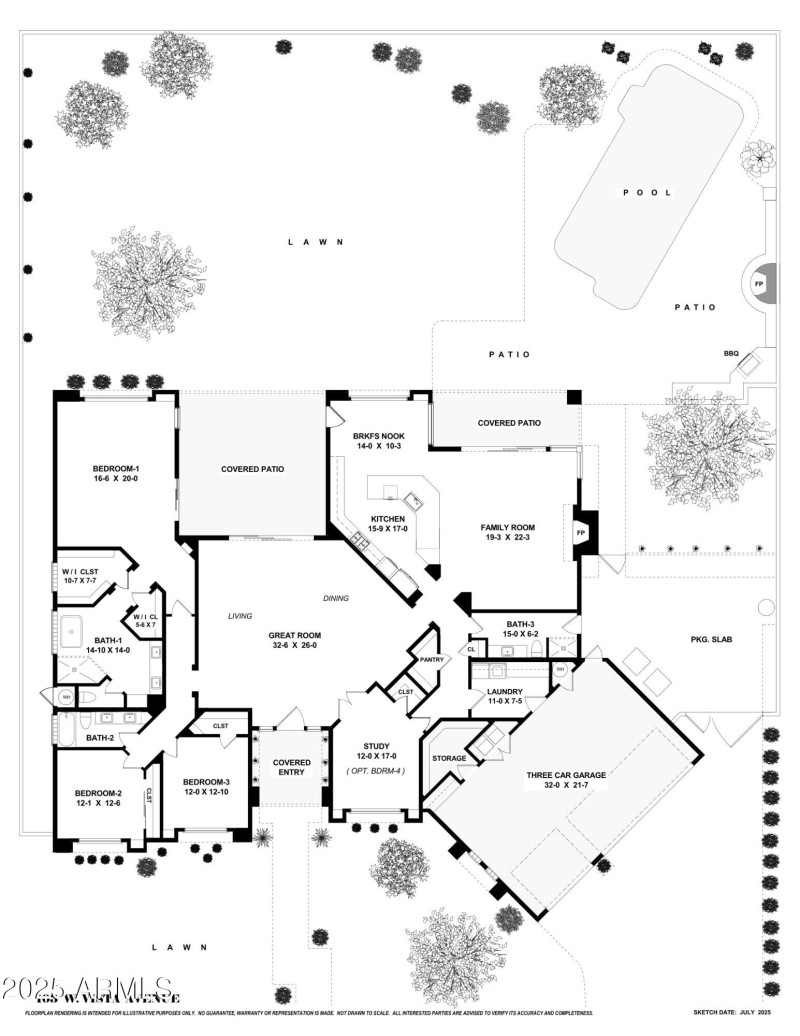 Detailed Floorplan - 103 W. Vista Ave_Pa