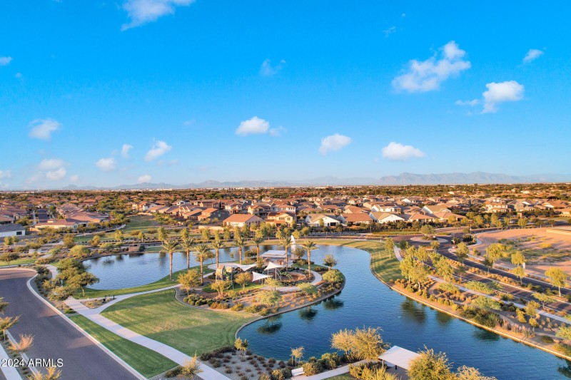 Community Park and lake